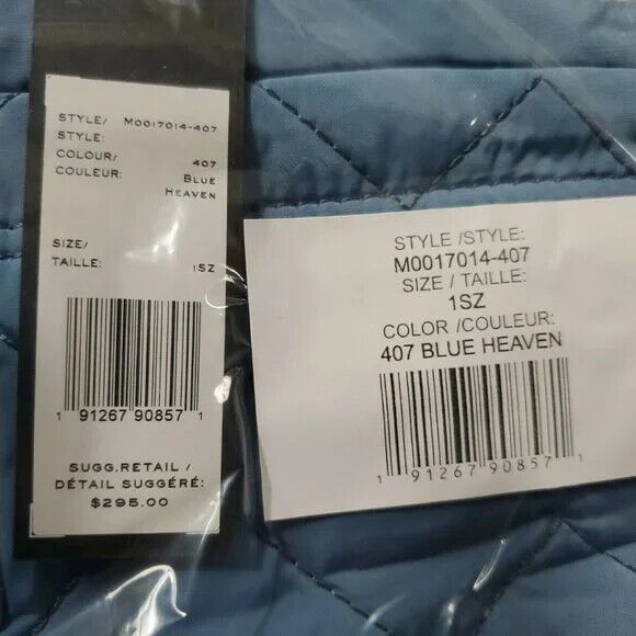 Marc Jacobs Quilted Nylon Medium Weekender Travel Bag Blue Heaven ML236983 - Picture 9 of 9